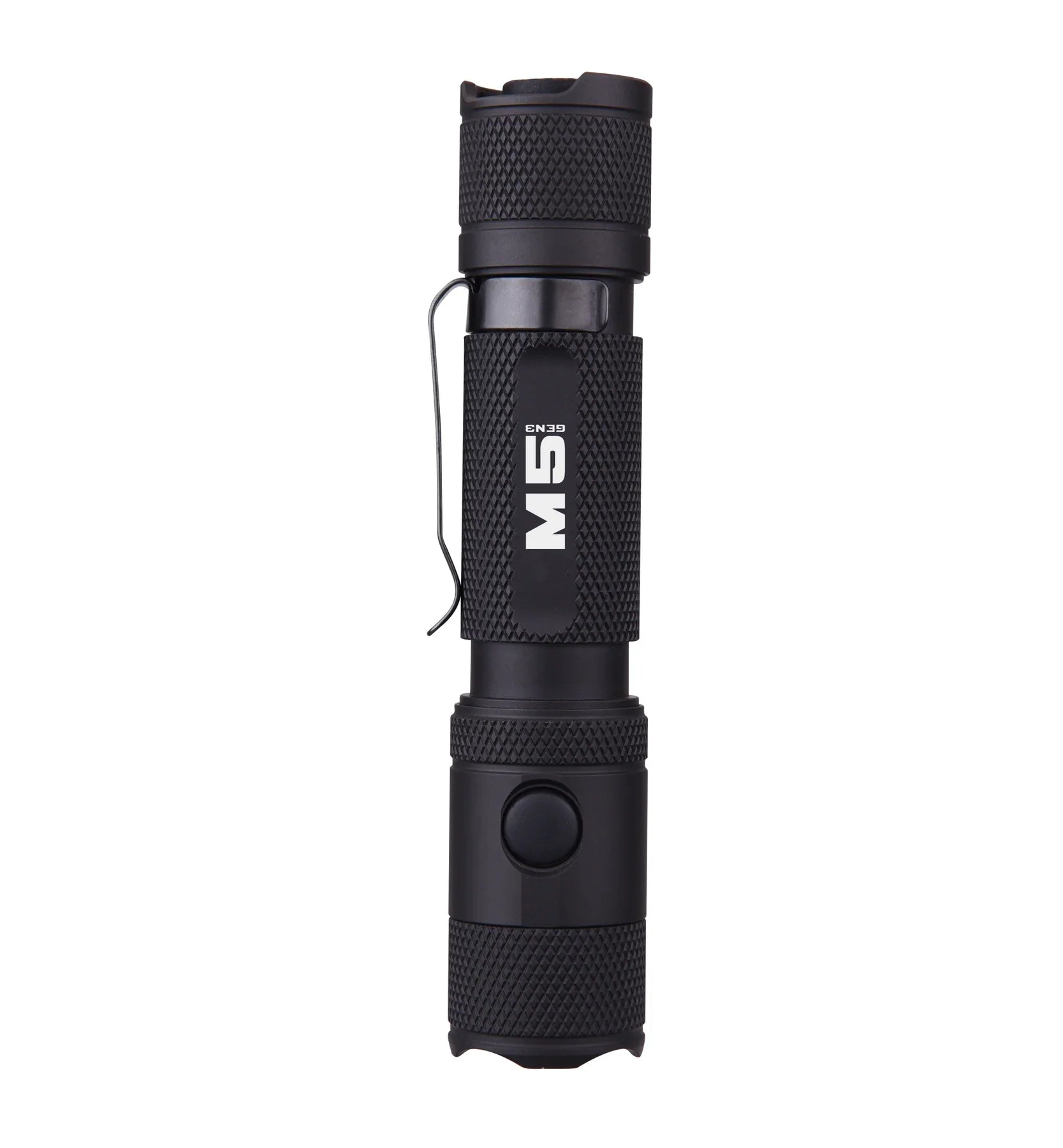 Powertac M5 Gen3 Tactical EDC Flashlight | 2030LM Super Bright | Auto-Magnetic Charge | IPX8 Waterproof & 2M Drop Resistant | 1-Inch Picatinny Mount Compatible