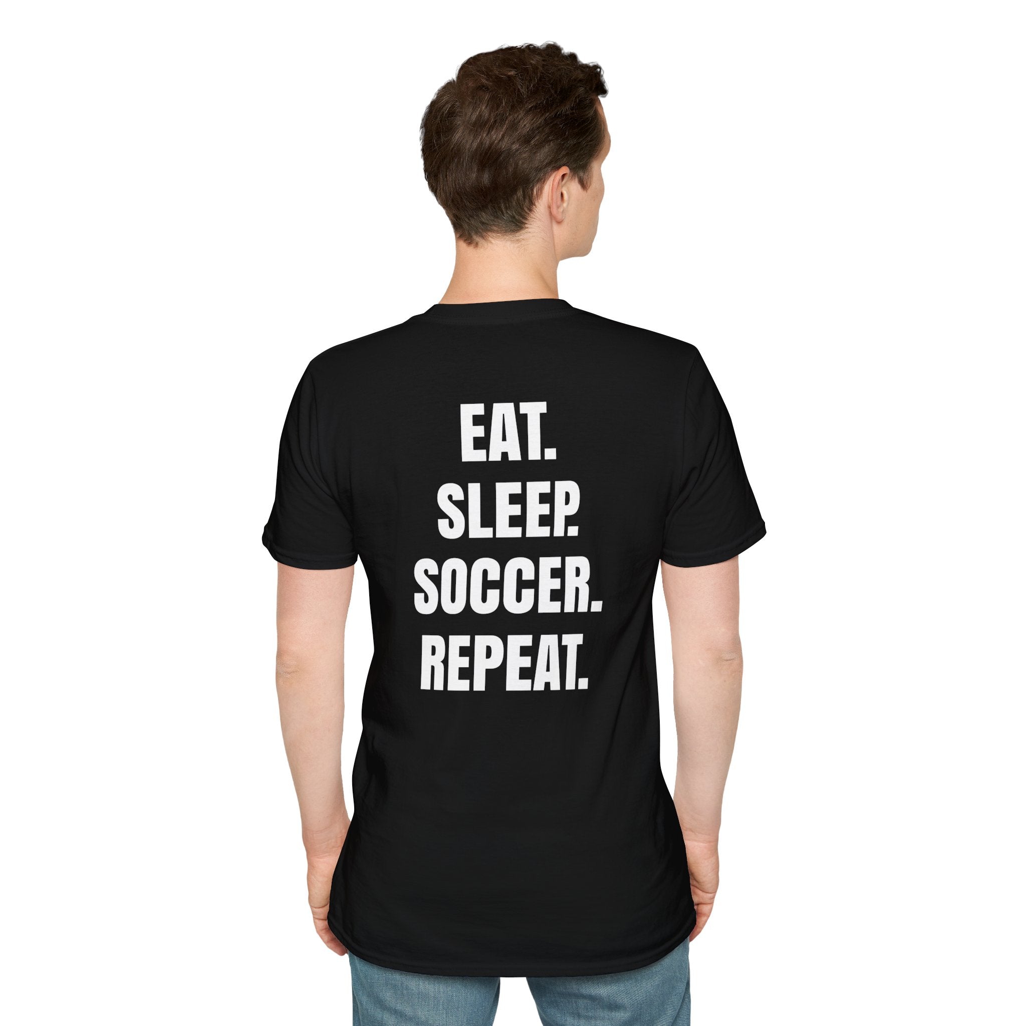 Eat Sleep Soccer Repeat - USA Soccer Tee