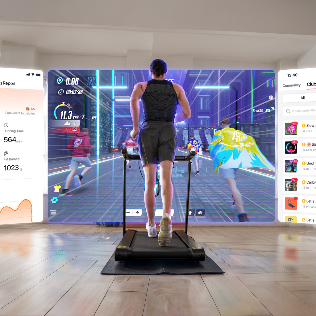DeerRun X20 Incline Home Treadmill with 15% Auto Incline & Full Running Deck | 400 lbs, 11.3 mph