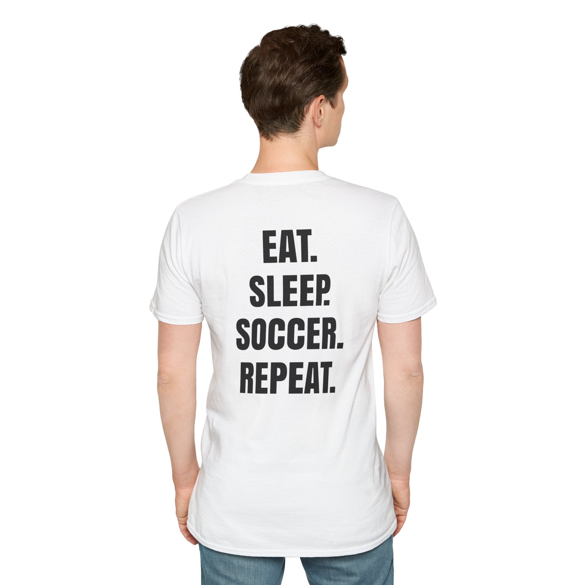 Eat Sleep Soccer Repeat - USA Soccer Tee