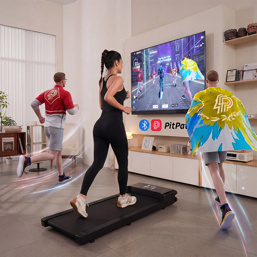 DeerRun Z20 Foldable Walking Pad Treadmill – Ultra Compact with LED Display