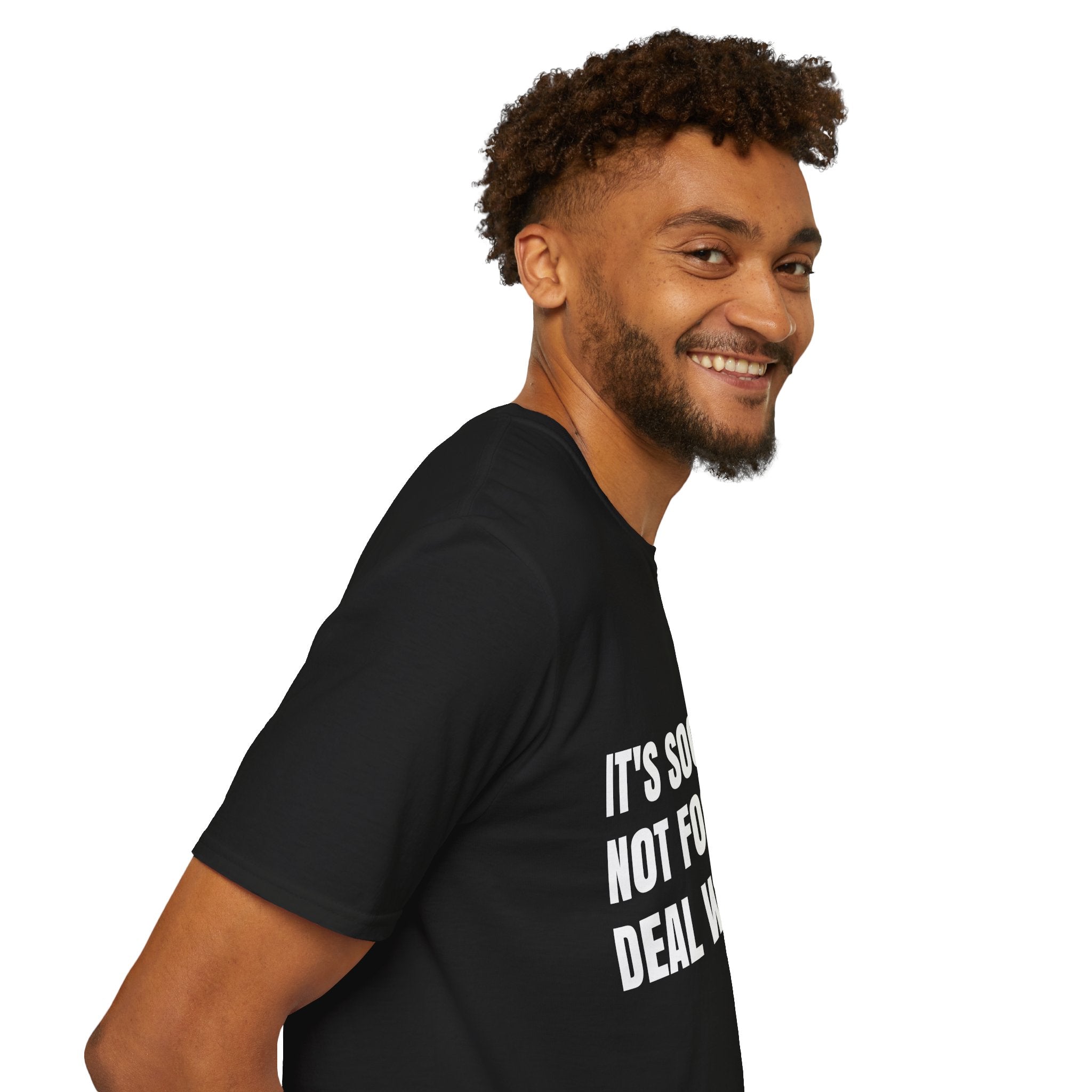 "It's Soccer Not Football Deal With It" - Funny Unisex Soccer Tee