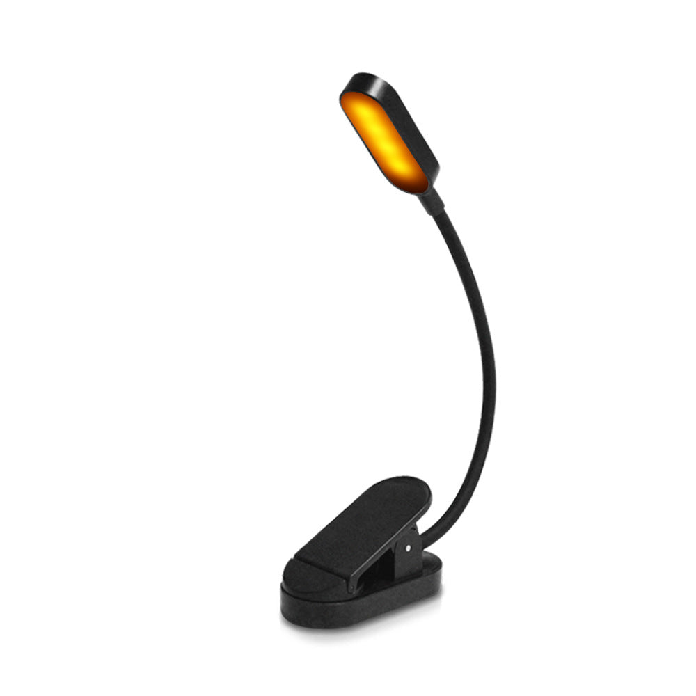 Stepless Dimming Desk Lamp Night Light For Kids Bedrooms Book Light USB Rechargeable Flexible LED Clip Reading Night Light In 3 Brightness Modes Table Lamp Desk Bedside Lantern for Reading in Bed, Travel, Music Stand