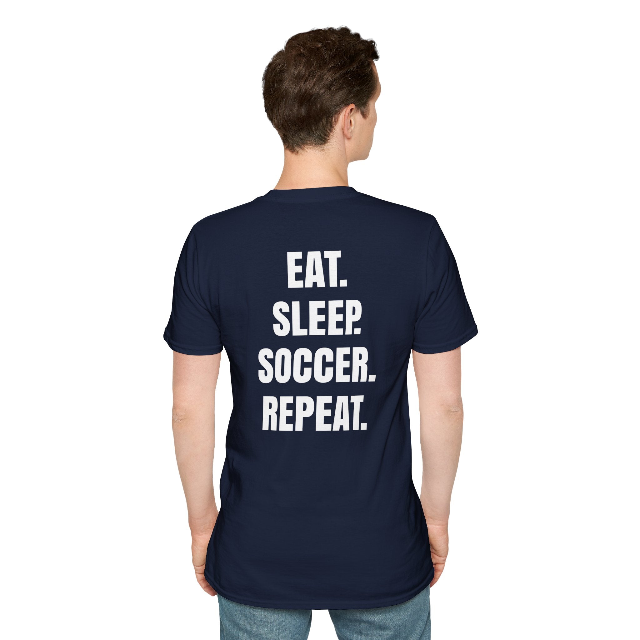 Eat Sleep Soccer Repeat - USA Soccer Tee