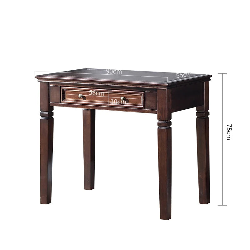 solid wood desk bookshelf