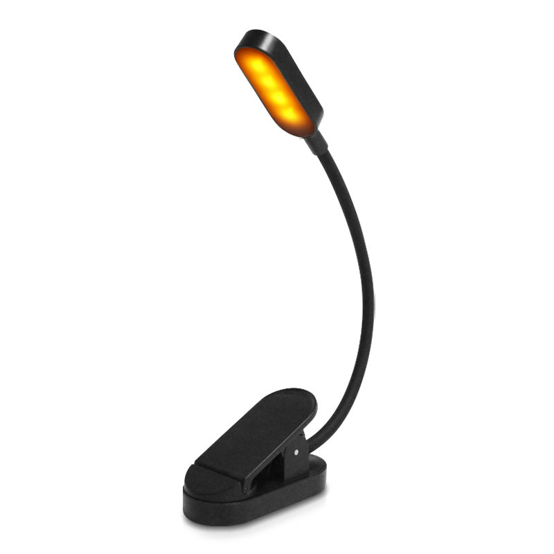 Stepless Dimming Desk Lamp Night Light For Kids Bedrooms Book Light USB Rechargeable Flexible LED Clip Reading Night Light In 3 Brightness Modes Table Lamp Desk Bedside Lantern for Reading in Bed, Travel, Music Stand