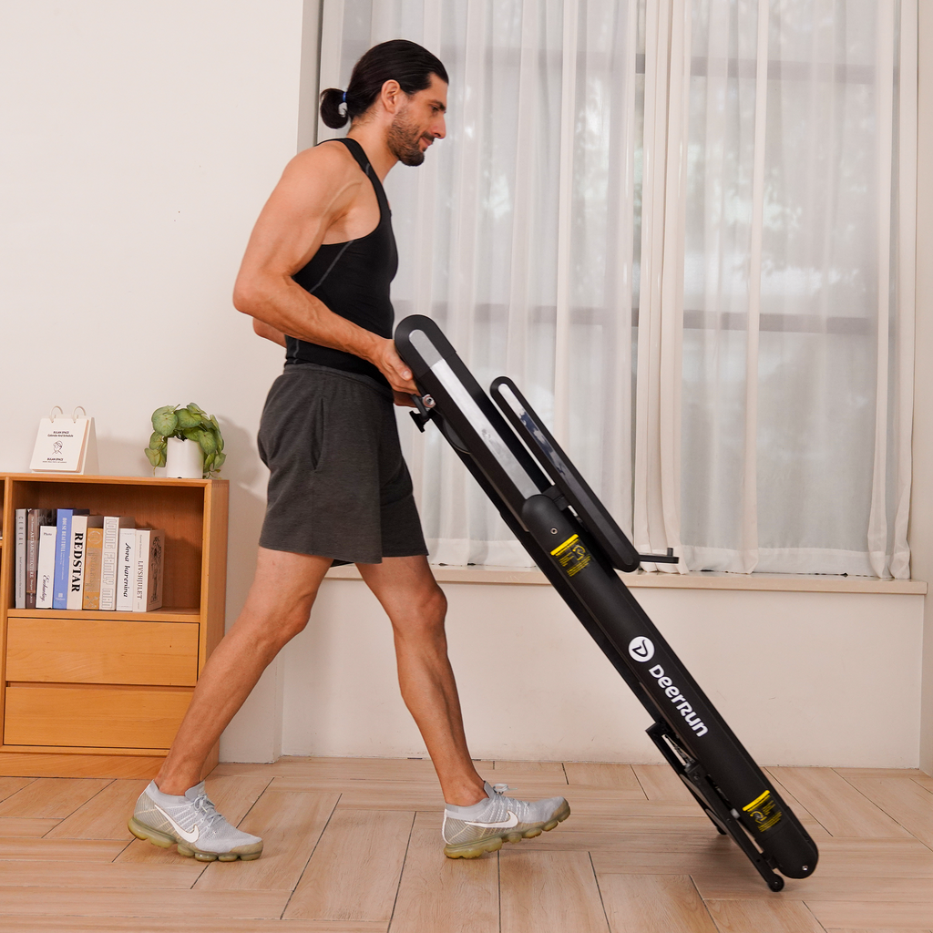 DeerRun X20 Incline Home Treadmill with 15% Auto Incline & Full Running Deck | 400 lbs, 11.3 mph