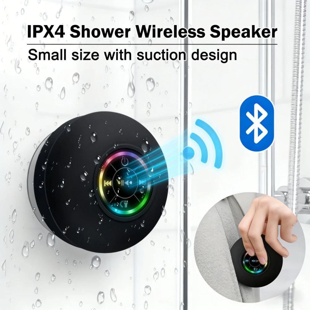 Mini Portable LED Bluetooth Speaker
