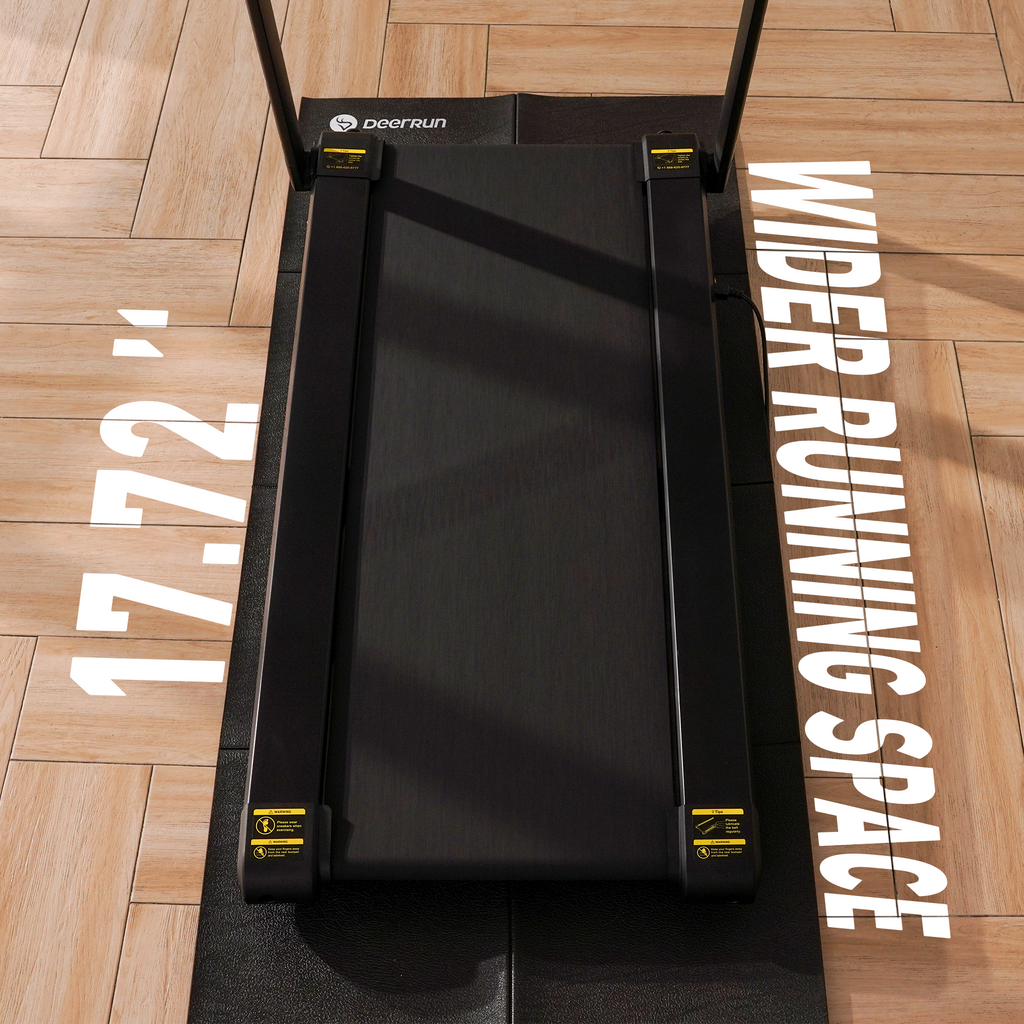 DeerRun X20 Incline Home Treadmill with 15% Auto Incline & Full Running Deck | 400 lbs, 11.3 mph