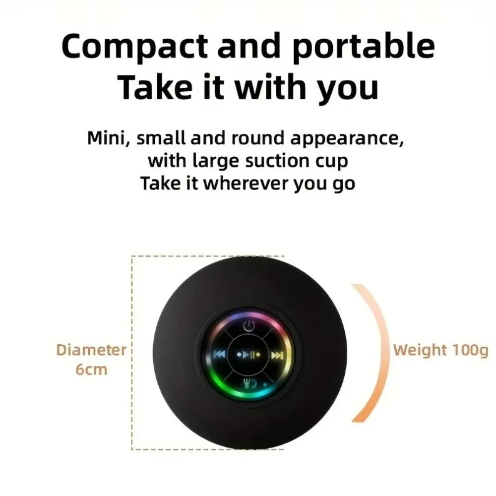 Mini Portable LED Bluetooth Speaker
