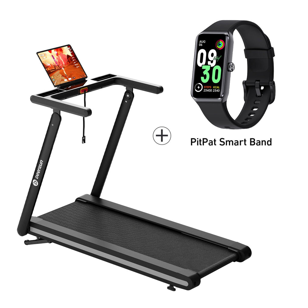 DeerRun X20 Incline Home Treadmill with 15% Auto Incline & Full Running Deck | 400 lbs, 11.3 mph