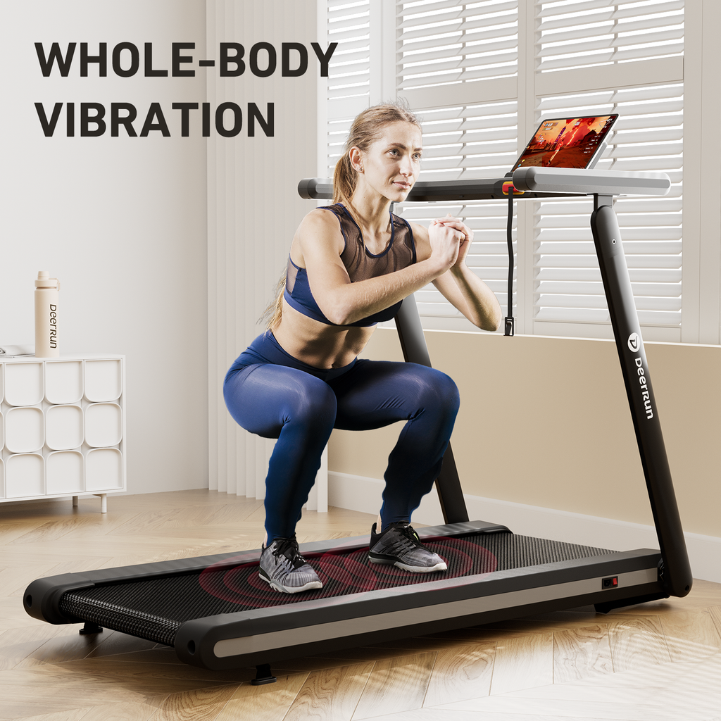DeerRun X20 Incline Home Treadmill with 15% Auto Incline & Full Running Deck | 400 lbs, 11.3 mph