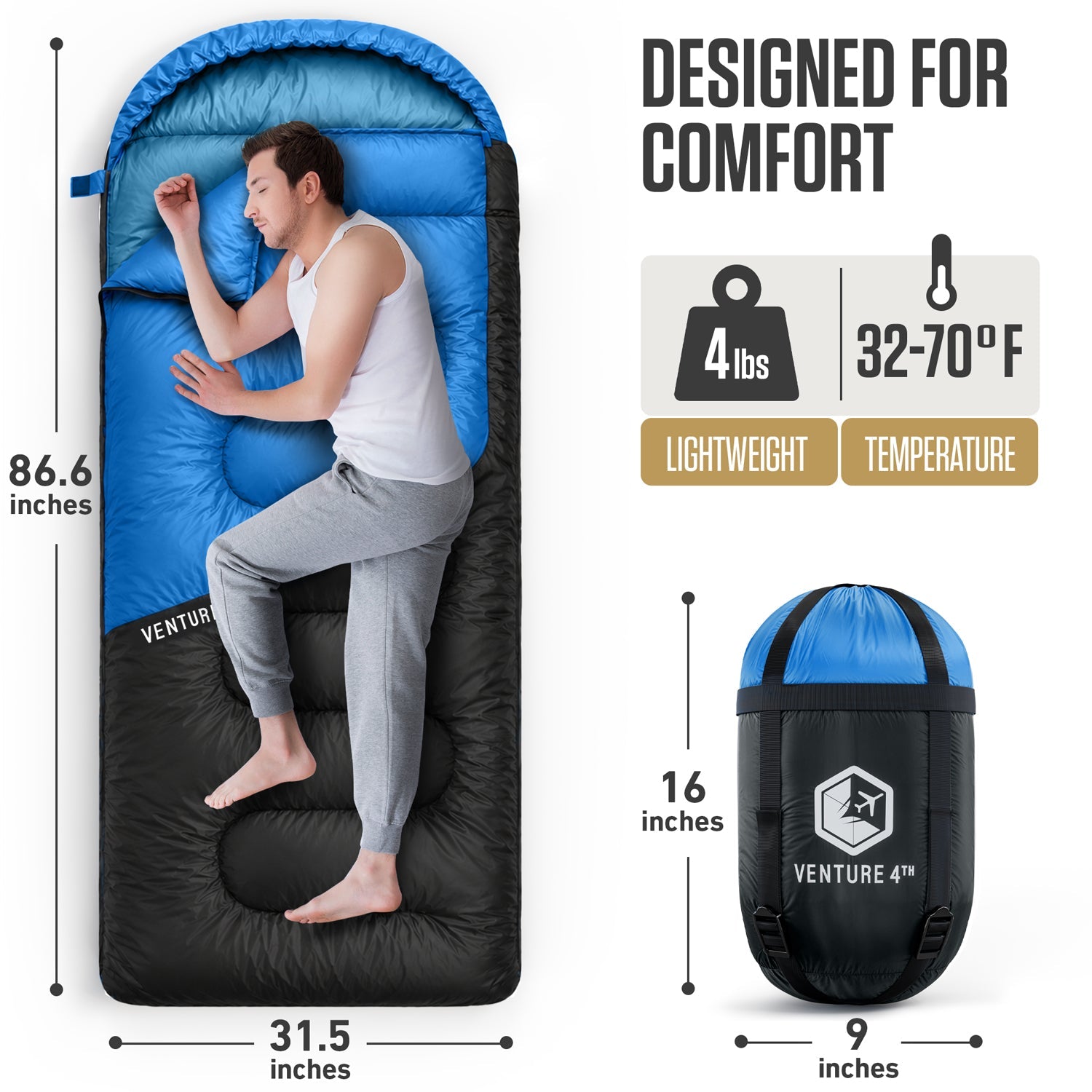 3-Season Sleeping Bag