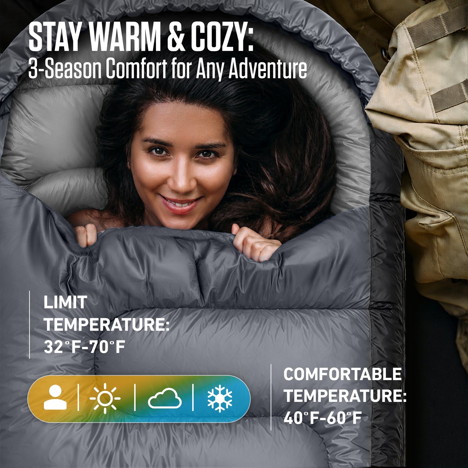3-Season Sleeping Bag