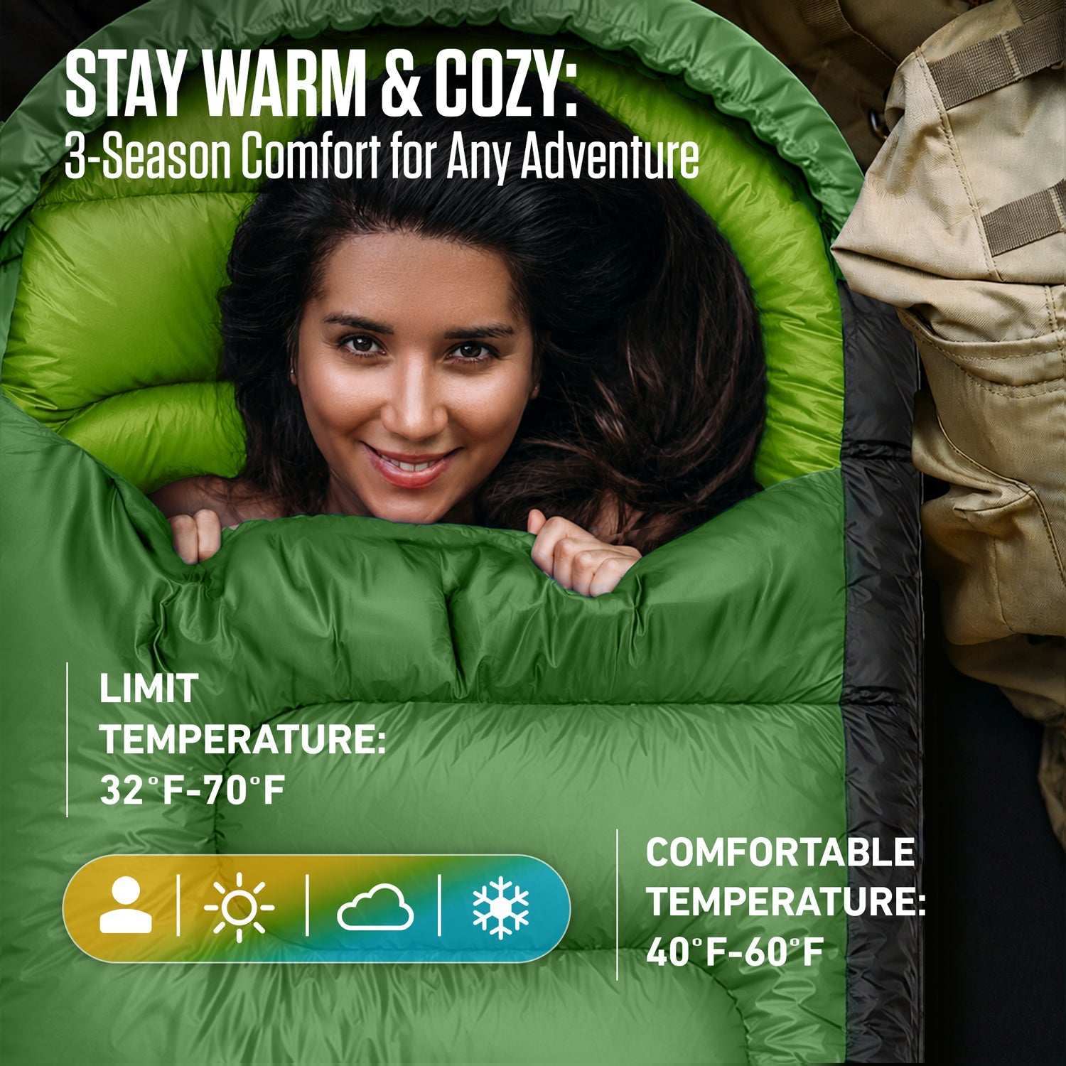 3-Season Sleeping Bag