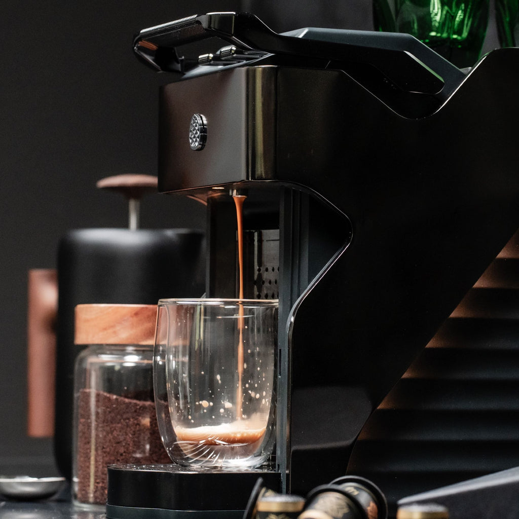 Line1 Espresso and Coffee Machine: Brushed Nickel