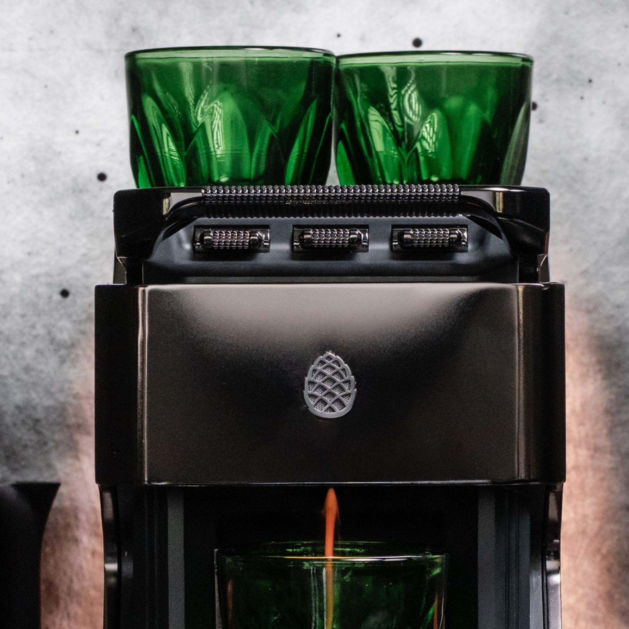 Line1 Espresso and Coffee Machine: Brushed Nickel