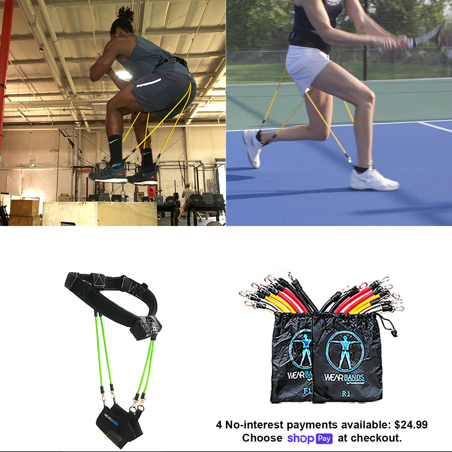 Wearbands Lower-Body Pro System (5 Lower-body Levels)