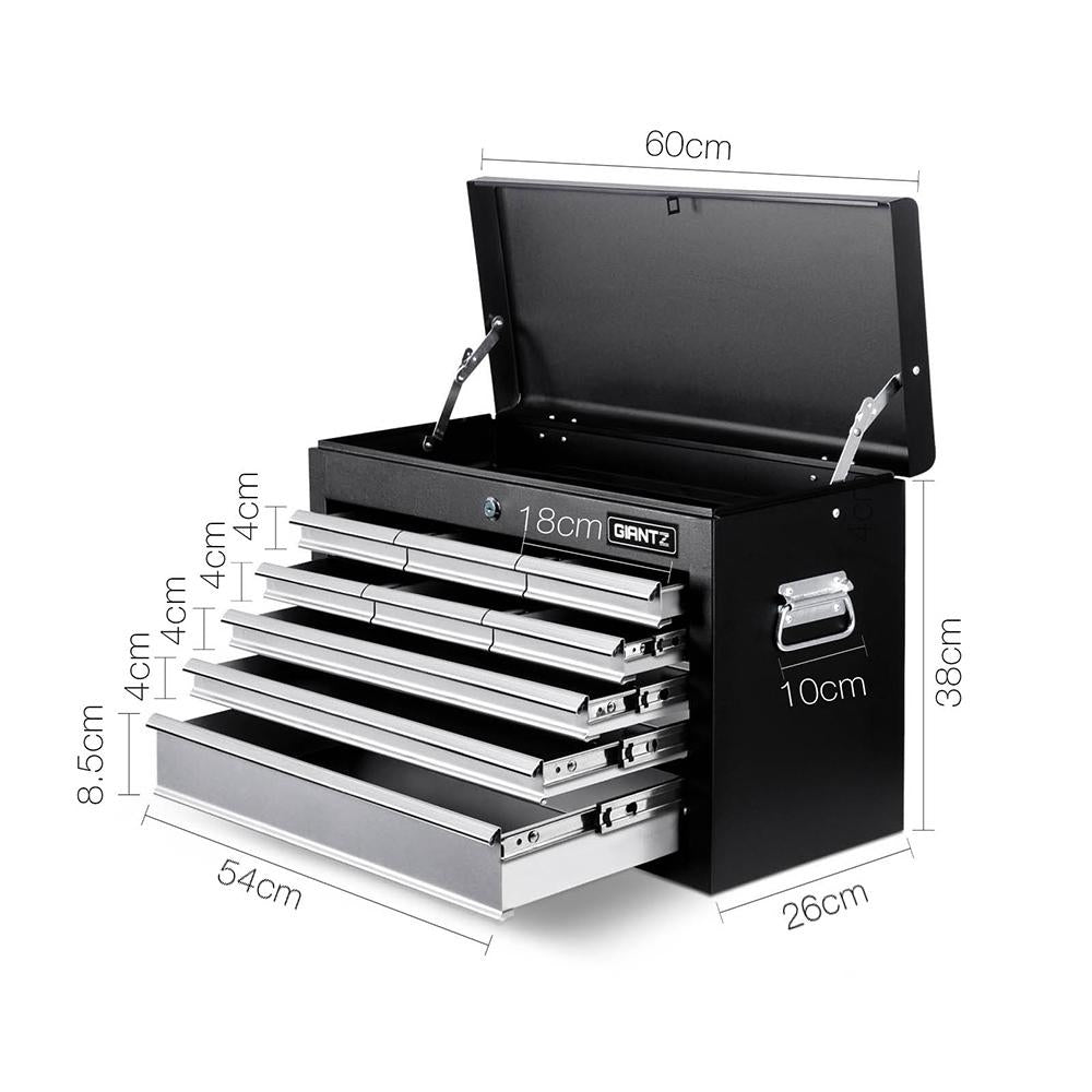 Giantz 9 Drawer Tool Box Cabinet Chest Toolbox Storage Garage