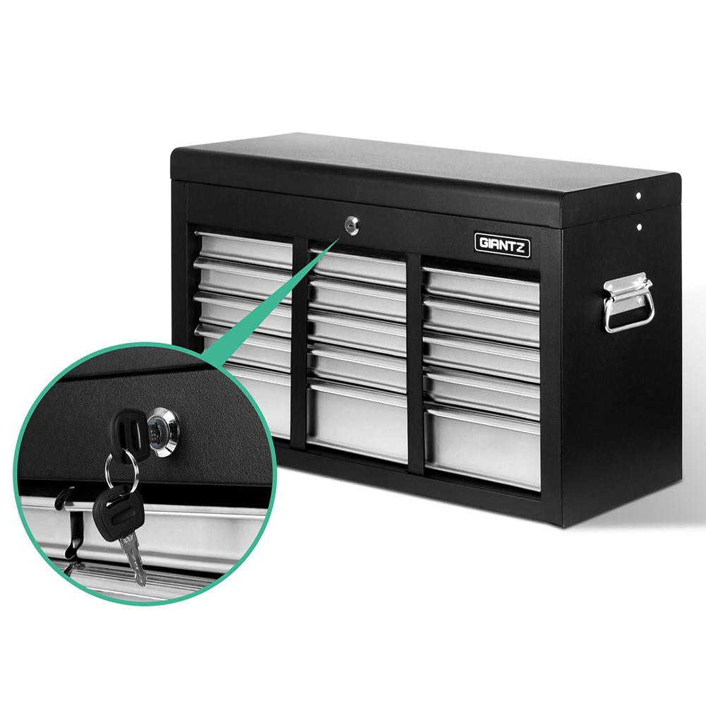 Giantz 9 Drawer Tool Box Cabinet Chest Toolbox Storage Garage