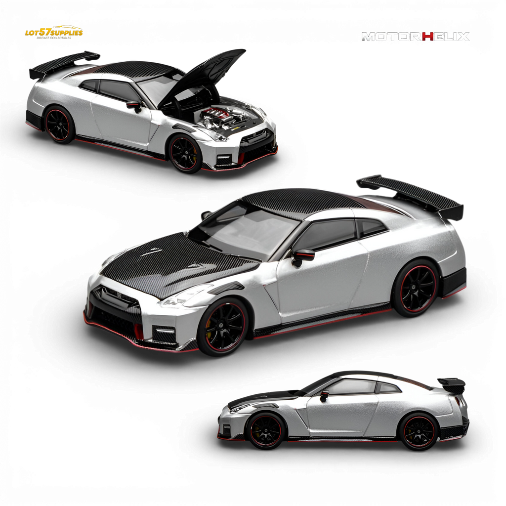 (Pre-Order) MOTORHELIX Nissan GT-R NISMO R35 1:64