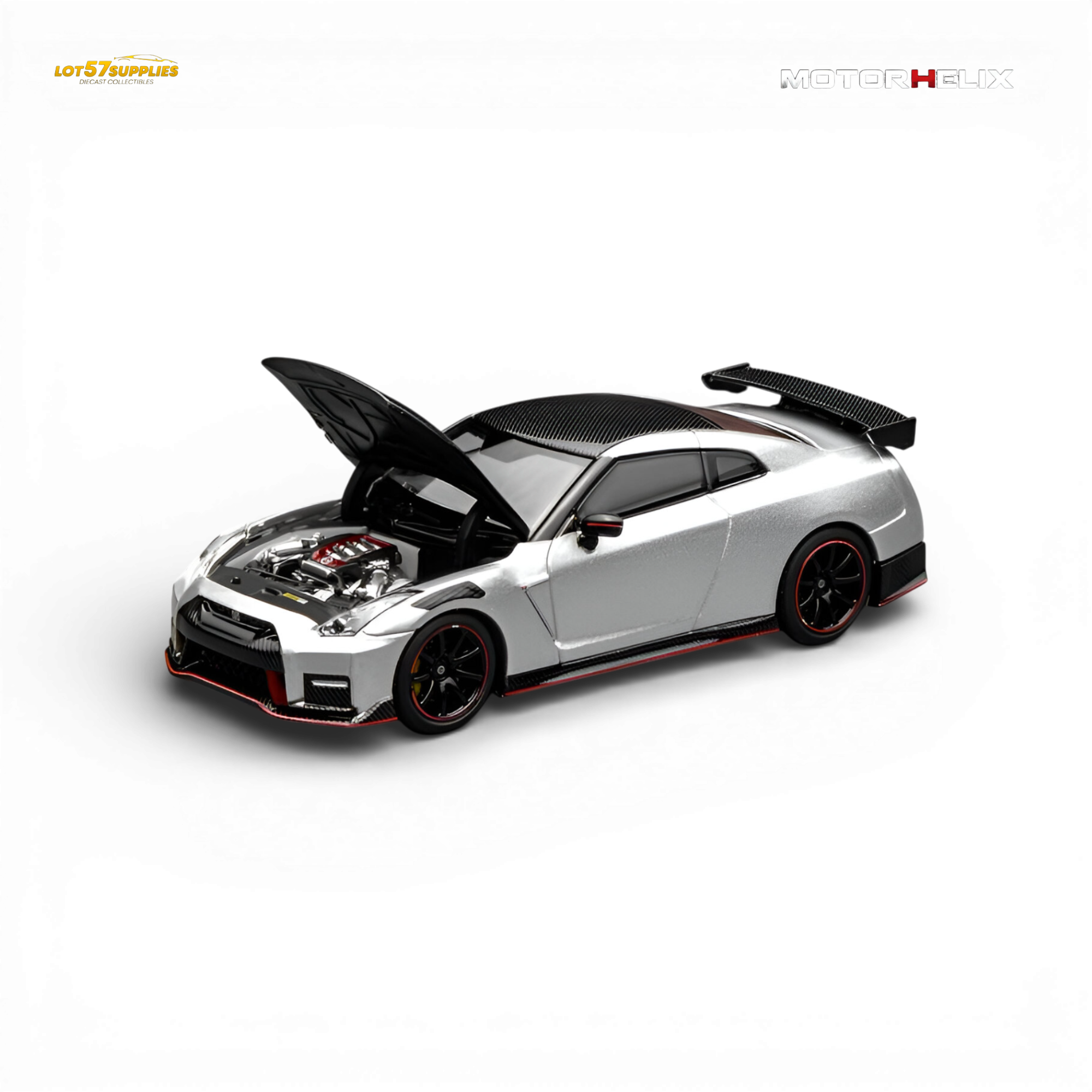 (Pre-Order) MOTORHELIX Nissan GT-R NISMO R35 1:64