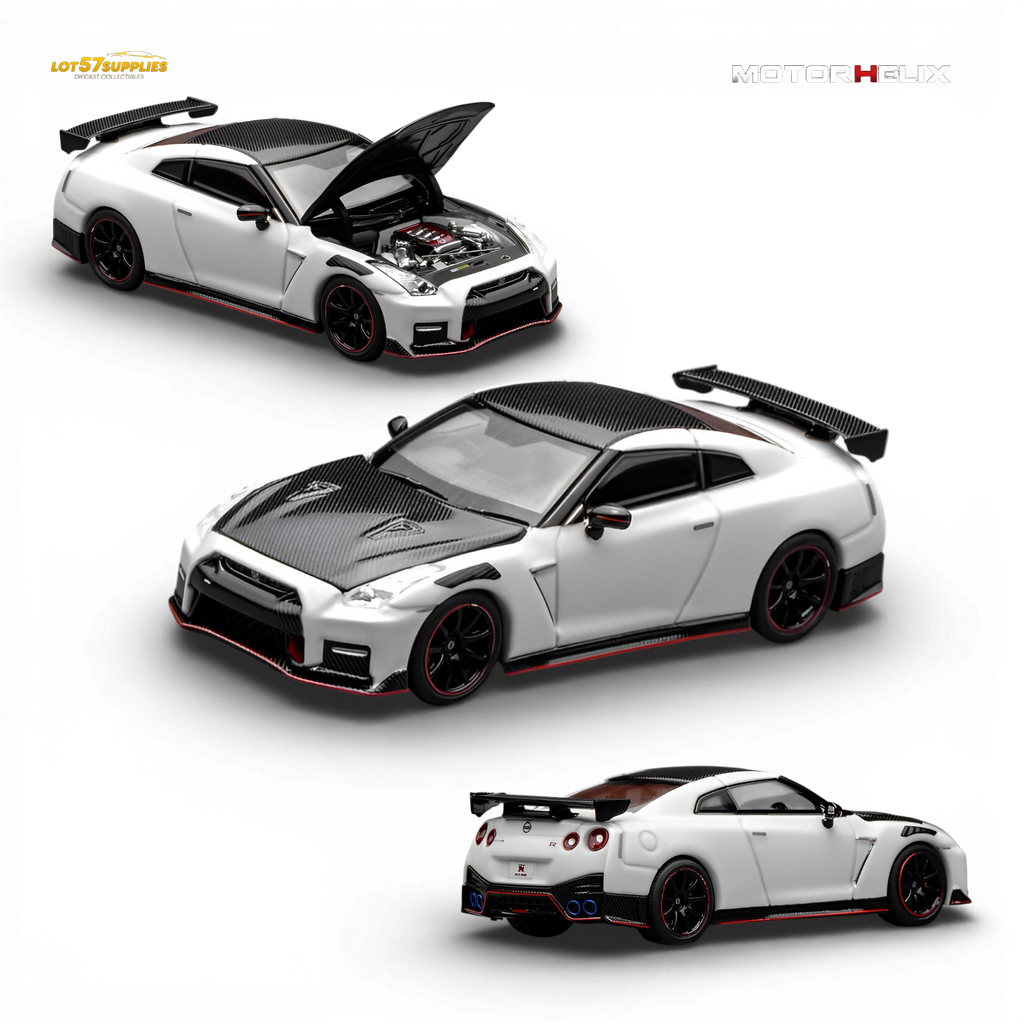 (Pre-Order) MOTORHELIX Nissan GT-R NISMO R35 1:64