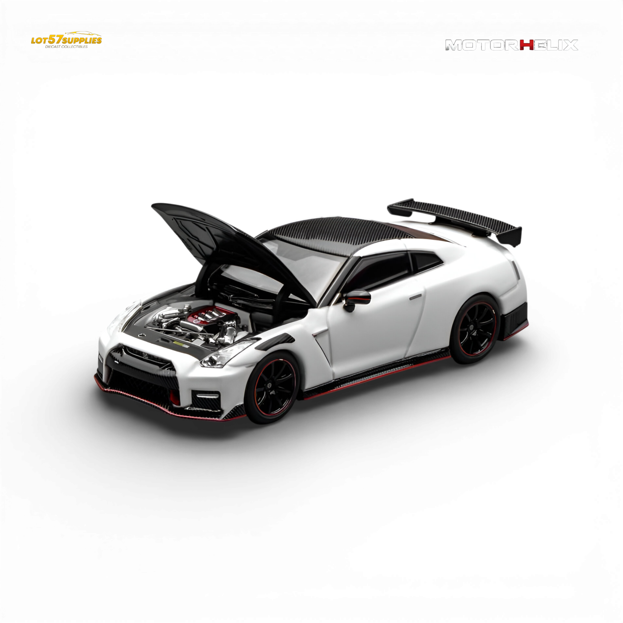 (Pre-Order) MOTORHELIX Nissan GT-R NISMO R35 1:64