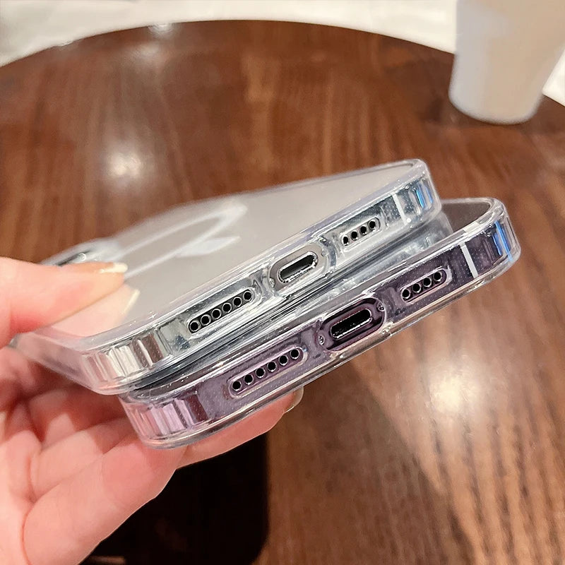 Magesafe Magnetic Transparent Charger Case