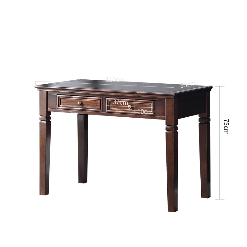 solid wood desk bookshelf
