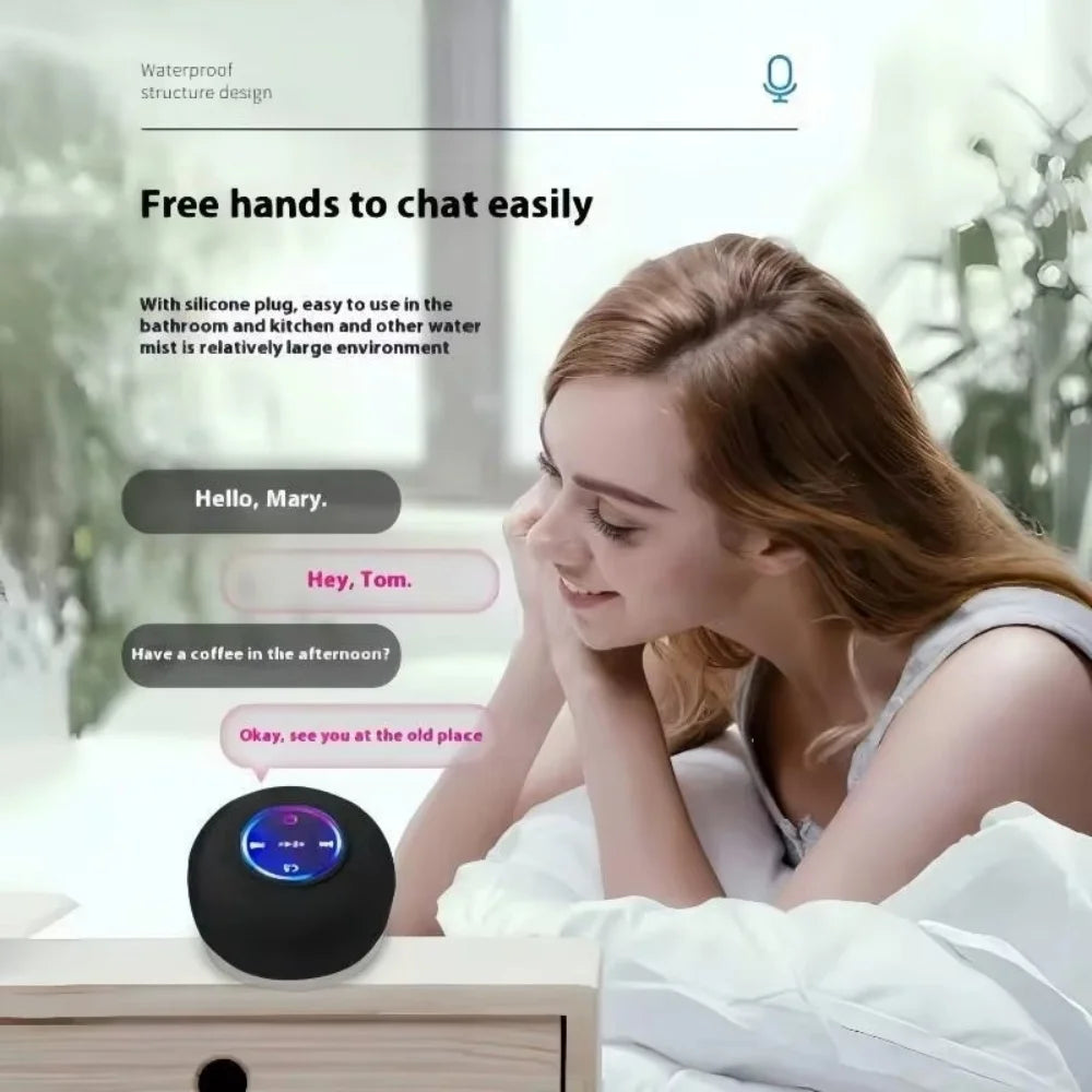 Mini Portable LED Bluetooth Speaker