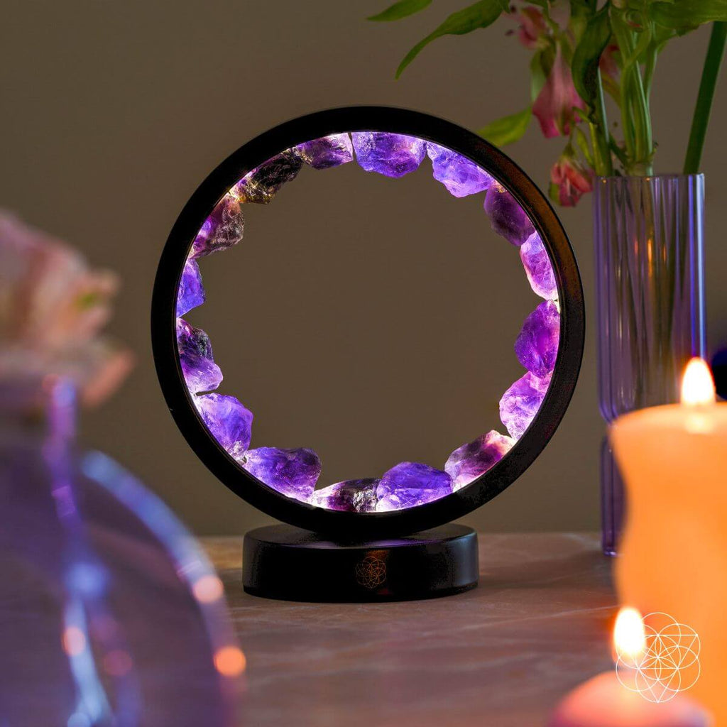 Spiritual Protection Amethyst Lamp