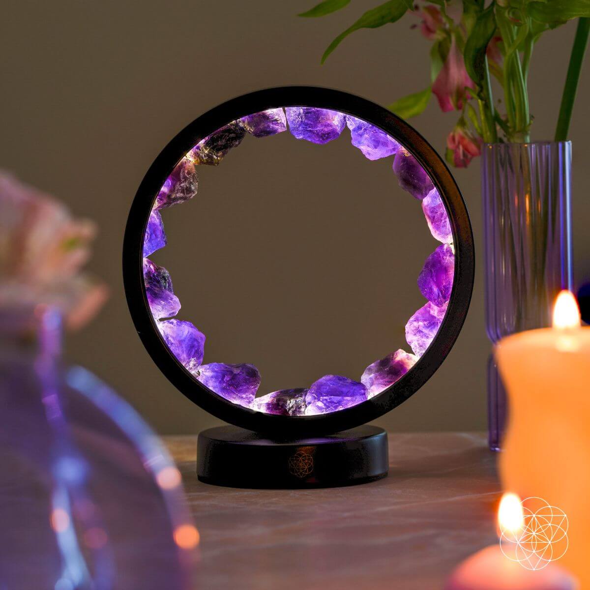 Spiritual Protection Amethyst Lamp