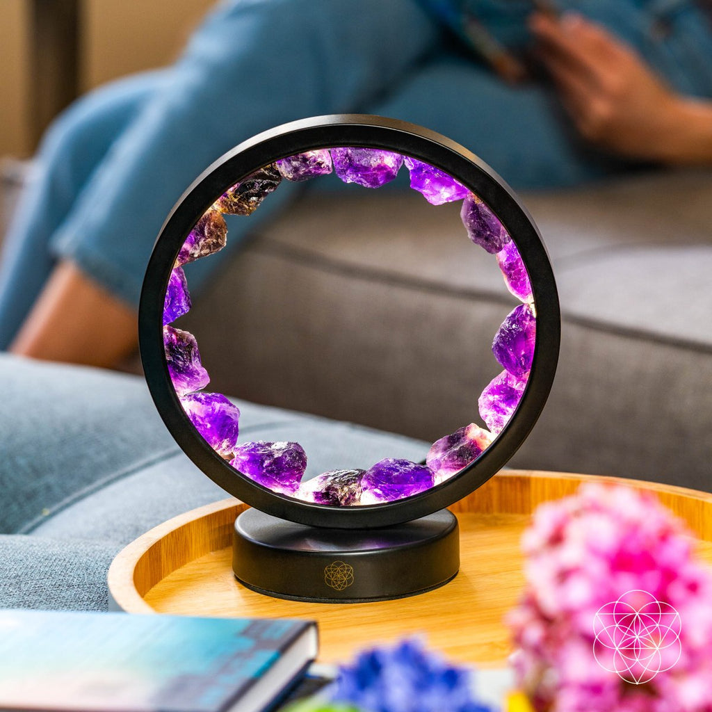 Spiritual Protection Amethyst Lamp