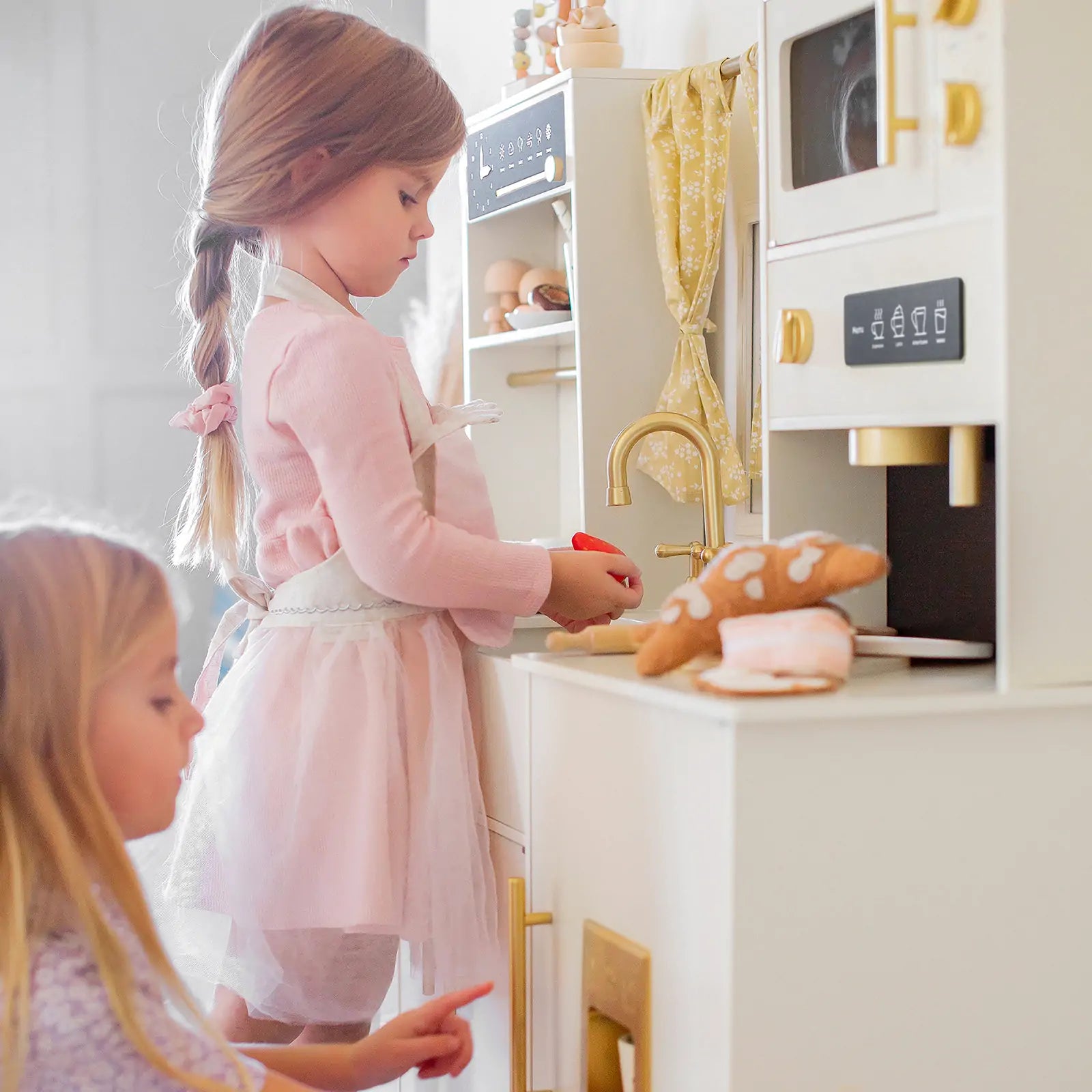 Tiny Iconic Wooden Play Kitchen Cooking Set
